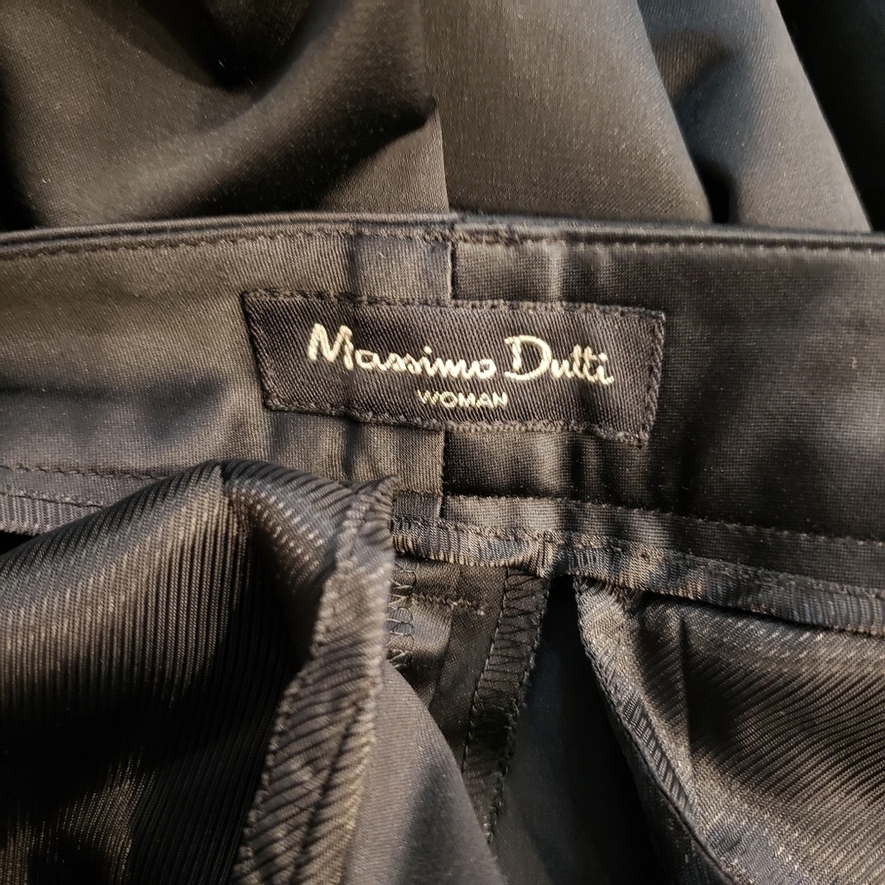 Sz 38 EU Massimo Dutti Womens Straight Leg Slacks Trousers - Picture 5 of 10